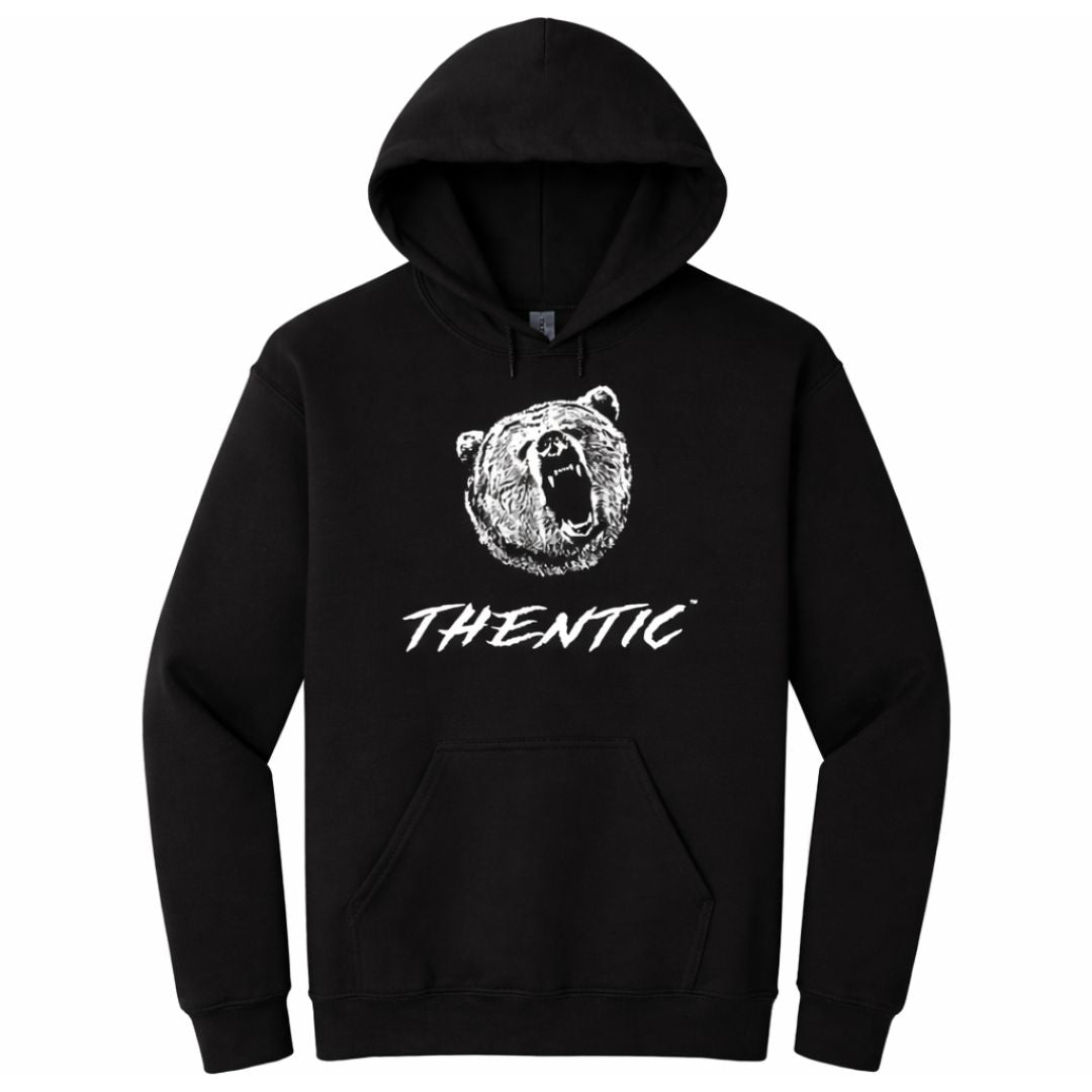 Thentic Heavyweight Black Pullover Hoodie